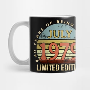 Born July 1979 40th Birthday Gifts Mug